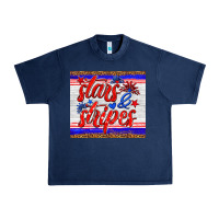 Navy stars and stripes tumbler Urban Heavy Tee - HRA Design Shop