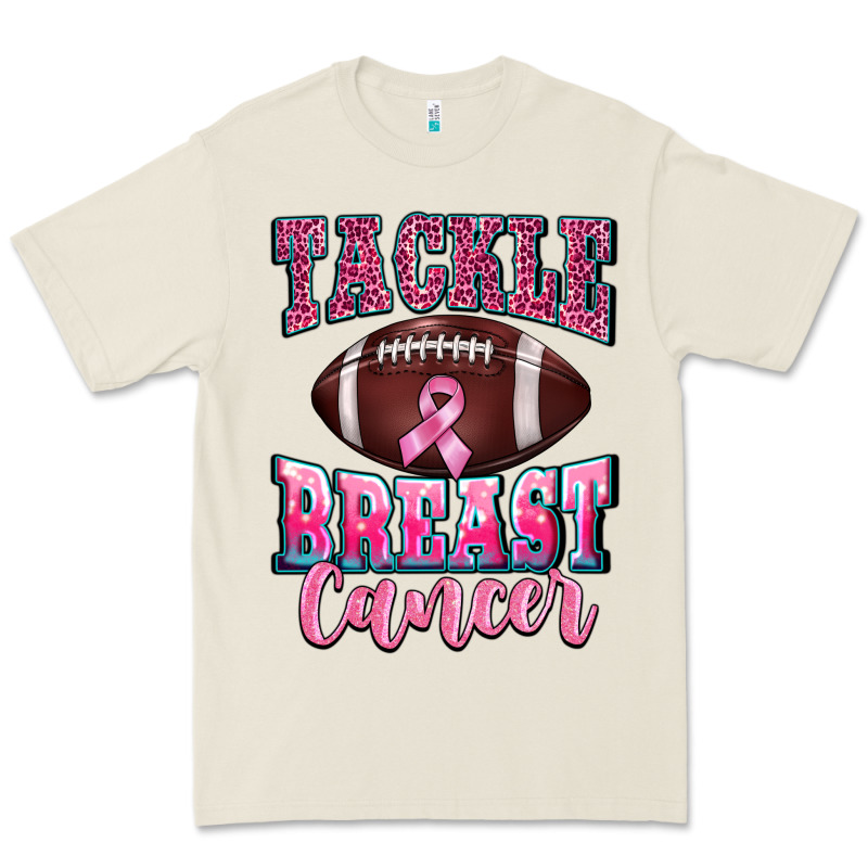 Tackle Breast Cancer Premium Tee by BarkalooDesign | Teevron