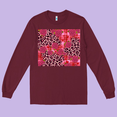 Valentines Day Long Sleeve Tee Designed By Jahusdesignshop