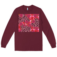 Burgundy valentines day Long Sleeve Tee - JahusDesignShop