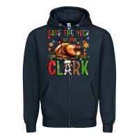 Navy save the neck for me clark christmas vacation Zipper Hoodie - Jasminsmagicworld