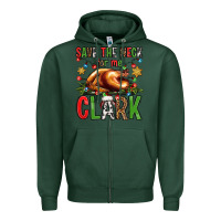 Save The Neck For Me Clark Christmas Vacation Zipper Hoodie | Teevron