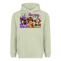 Matcha happy hallothanksmas cows  nancy Heavyweight Hoodie - NancyCooperArtShop