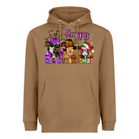 Toasted Coconut happy hallothanksmas cows  nancy Heavyweight Hoodie - NancyCooperArtShop