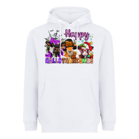 White happy hallothanksmas cows  nancy Heavyweight Hoodie - NancyCooperArtShop