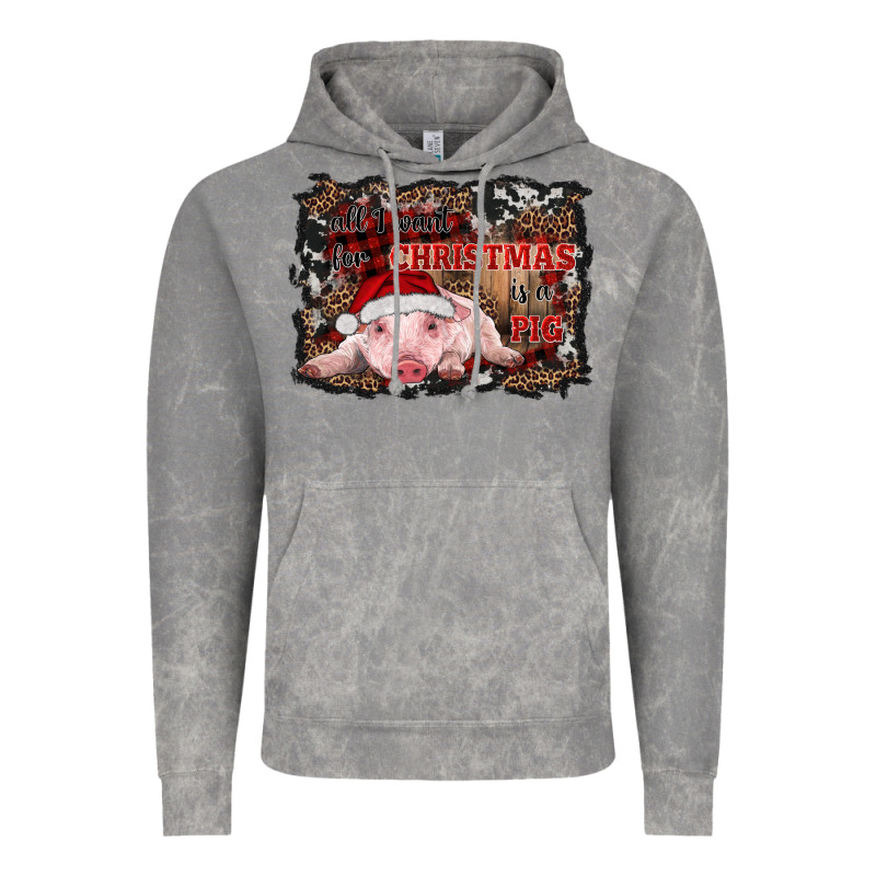 All I Want For Christmas Is A Pig Baby Vintage Hoodie by RanaPortraitStore | Teevron