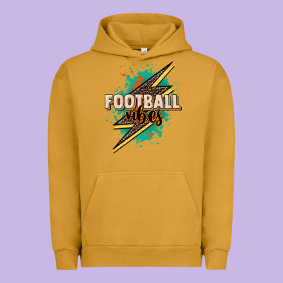 Football Vibes Urban Hoodie Designed By Nancycooperartshop