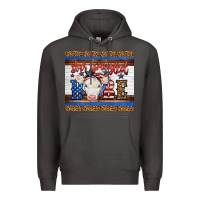 Smoke 4th of July Western Star Spangled Baby Cow Premium Hoodie - LillyAllenDesigns