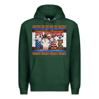 Sports Green 4th of July Western Star Spangled Baby Cow Premium Hoodie - LillyAllenDesigns