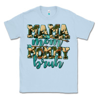 Dusty Blue mama mom mommy bruh with arrow Classic Tee - AdoDesignShop