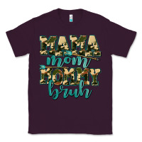 Plum mama mom mommy bruh with arrow Classic Tee - AdoDesignShop