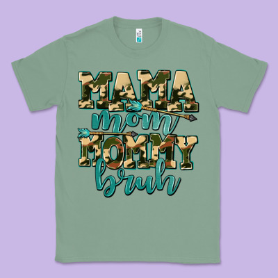 Mama Mom Mommy Bruh With Arrow Classic Tee Designed By Adodesignshop