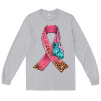 Moon Dust cancer ribbon and boxing gloves Long Sleeve Tee - AdoDesignShop