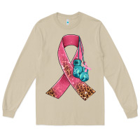 Mushroom cancer ribbon and boxing gloves Long Sleeve Tee - AdoDesignShop