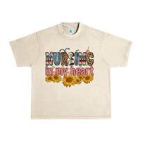 Sandshell nursing in my heart Urban Heavy Tee - FaDigitalArtStudio
