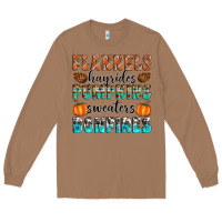 Toasted Coconut Flannels Hayrides Pumpkins Sweaters Bonfires Long Sleeve Tee - Artiststas