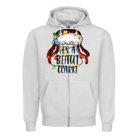 Dove Grey it's a beaut clark christmas vacation Zipper Hoodie - Jasminsmagicworld