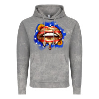 Cloud Rock leopard american flag lips Vintage Hoodie - Zillion Design Studio