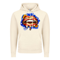 Vintage Artic leopard american flag lips Vintage Hoodie - Zillion Design Studio