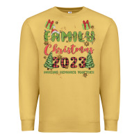 Antique Gold custom family christmas 2023 marking memories toge Premium Sweatshirt - MaliasSmallBusiness