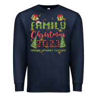 Navy custom family christmas 2023 marking memories toge Premium Sweatshirt - MaliasSmallBusiness