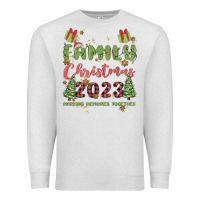 Oatmeal Heather custom family christmas 2023 marking memories toge Premium Sweatshirt - MaliasSmallBusiness