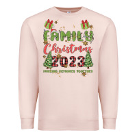 Pale Pink custom family christmas 2023 marking memories toge Premium Sweatshirt - MaliasSmallBusiness