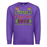 Purple custom family christmas 2023 marking memories toge Premium Sweatshirt - MaliasSmallBusiness