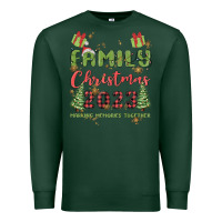 Sports Green custom family christmas 2023 marking memories toge Premium Sweatshirt - MaliasSmallBusiness