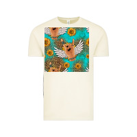 Vintage Arctic rock n roll hands seamless pattern Vintage Tee - HRA Design Shop