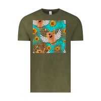 Rock N Roll Hands Seamless Pattern Vintage Tee | Teevron