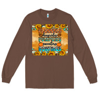 Chestnut Flannes Hayrides Sweaters Bonfires Long Sleeve Tee - Artiststas