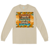 Mushroom Flannes Hayrides Sweaters Bonfires Long Sleeve Tee - Artiststas