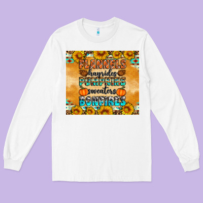 Flannes Hayrides Sweaters Bonfires Long Sleeve Tee Designed By Artiststas