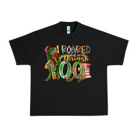 Black i roared my way through 100 days Urban Heavy Tee - RacoonDesign