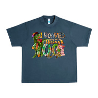 Midnight Navy i roared my way through 100 days Urban Heavy Tee - RacoonDesign