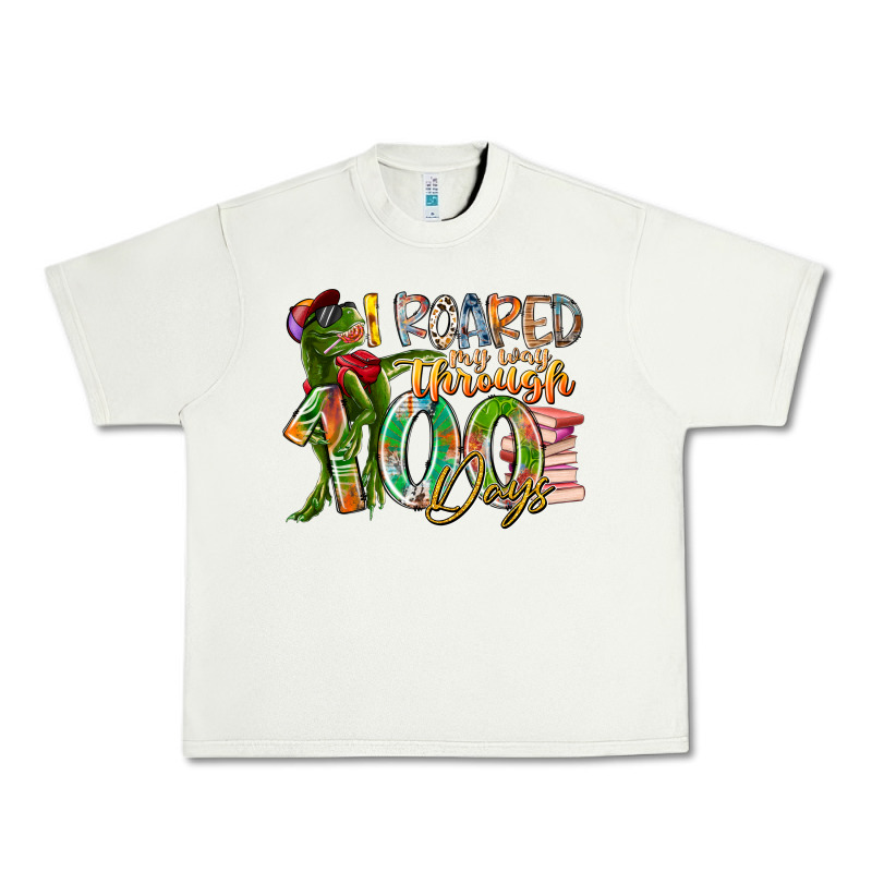 I Roared My Way Through 100 Days Urban Heavy Tee by RacoonDesign | Teevron