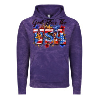 Cloud Purple god bless the usa Vintage Hoodie - Zillion Design Studio