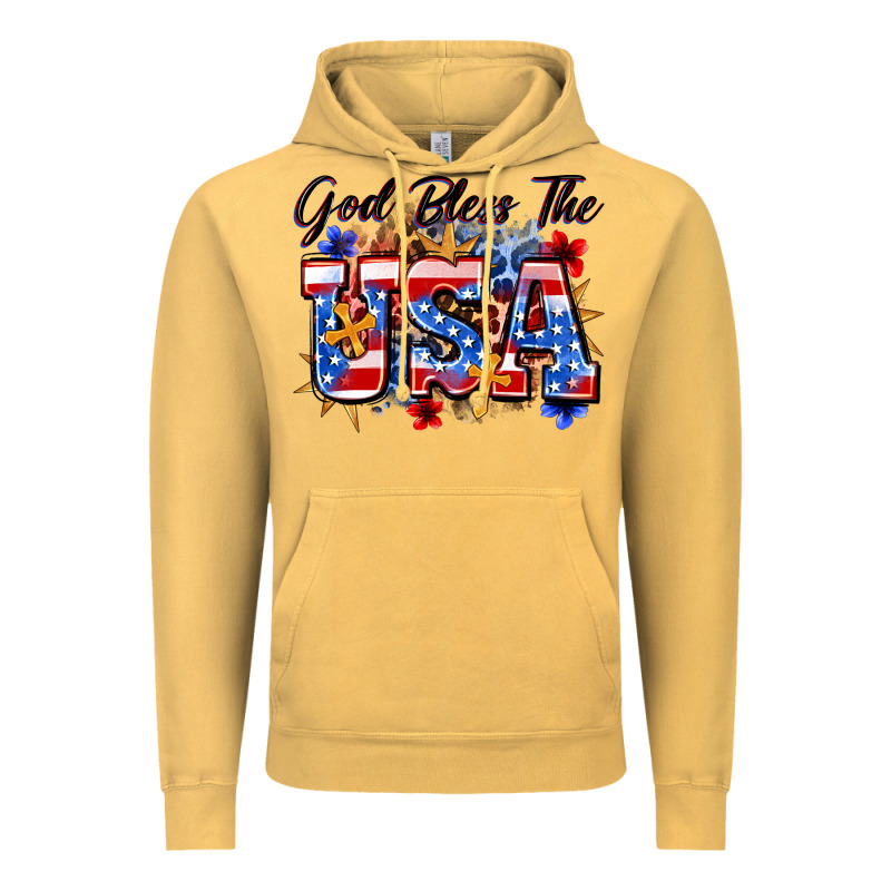 God Bless The Usa Vintage Hoodie by Zillion Design Studio | Teevron