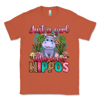 Copper just a girl who loves hippos Classic Tee - Artiststas