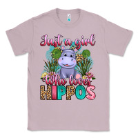 Lilac just a girl who loves hippos Classic Tee - Artiststas
