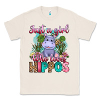 Natural just a girl who loves hippos Classic Tee - Artiststas