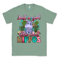 Sage just a girl who loves hippos Classic Tee - Artiststas