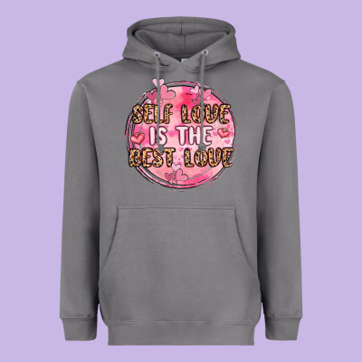 Self Love Is The Best Love Heavyweight Hoodie Designed By Maliassmallbusiness