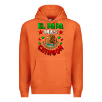 Carrot El Papa Mas Chingon Mexican Flag Premium Hoodie - LillyAllenDesigns