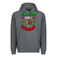 Rock El Papa Mas Chingon Mexican Flag Premium Hoodie - LillyAllenDesigns