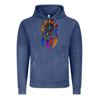 Vintage Denim pride sunflower dreamcatcher Vintage Hoodie - JahusDesignShop