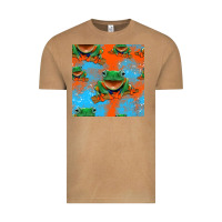 Vintage Camel funny frogs seamless pattern Vintage Tee - HRA Design Shop