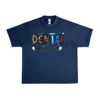 Navy dental hygienist Urban Heavy Tee - CowhideDigitalArt
