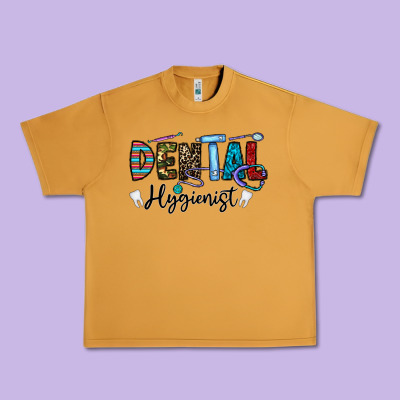 Dental Hygienist Urban Heavy Tee Designed By Cowhidedigitalart
